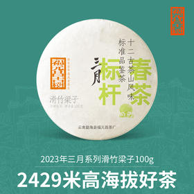 【福元昌古树】2023三月系列-滑竹梁子100g生饼