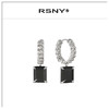 RSNY MEN链条黑玛瑙耳钉 商品缩略图0