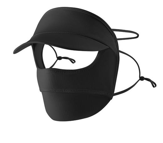 「全脸防晒！数款配色」夏季新款防晒面罩 口罩全脸防护脸基尼女冰丝面纱帽檐遮阳配饰 商品图6