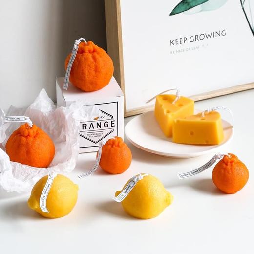 浪漫蜡烛场景布置ins装饰水果奶酪香薰蜡烛创意家居摆件摄影道具 商品图7