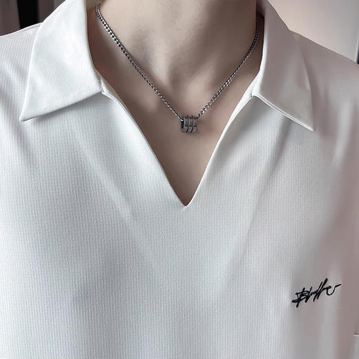 裁缝学苑MQ25短袖t恤纸样男装V领polo衫新款衬衫领上衣男款样板图 商品图3