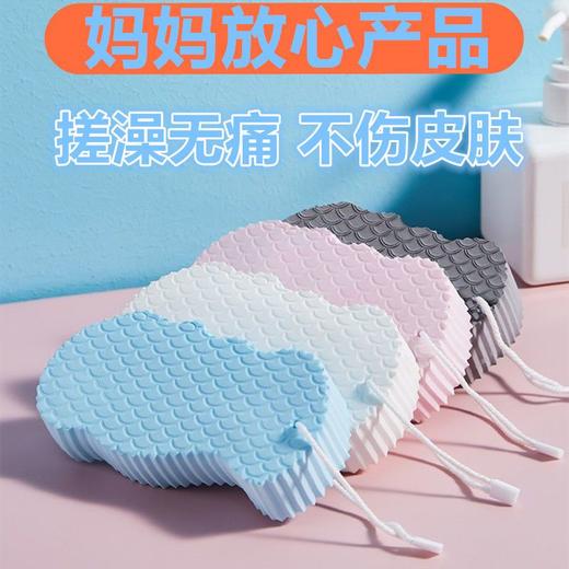搓澡神器强力搓泥神器搓灰海绵宝宝洗澡神器成人洗脸洗澡巾搓澡巾 商品图0