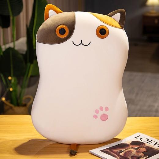 猫肚皮枕头套护颈椎枕芯记忆棉学生侧睡低枕单人宿舍柔软慢回弹 商品图4