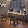 全实木双人电脑桌台式办公桌子家用轻奢学习工作台长条书桌写字 商品缩略图3