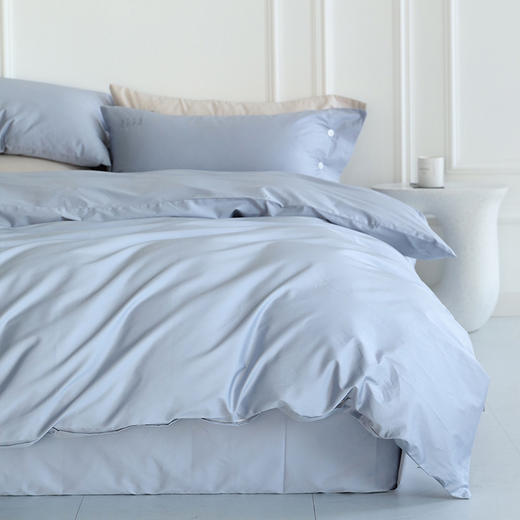 法国ELLE DECO 100S纯色刺绣四件套 正单全棉活性纯色100支新疆长绒棉全年适用 商品图2