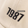 「6色可选」23夏季新款韩版刺绣1987情侣棒球帽 户外防晒遮阳鸭舌帽成人帽子女配饰 商品缩略图1