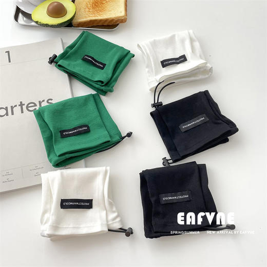 可调节绿色袖套防晒冰袖女宽松手护臂骑行夏季天户外防晒手套长款 商品图2