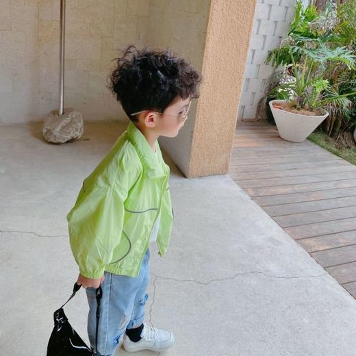 【超薄！儿童荧光防晒服】儿童夏季薄外套透气新款防紫外线外套男女宝宝夏季薄外套 商品图2