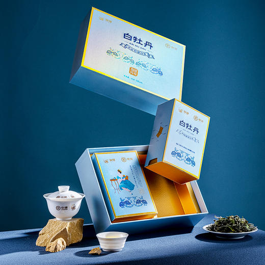 中茶海堤 传奇系列白牡丹 白茶96g 商品图1