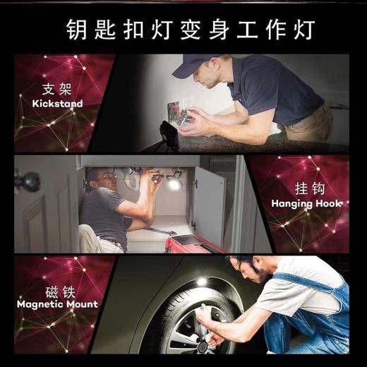 强光手电筒小型便携式可充电超亮迷你照明灯多功能随身灯宿舍家用 商品图5