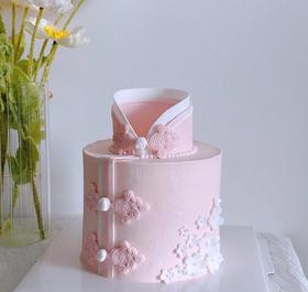 气质旗袍蛋糕（两色选择-低糖处理无添加