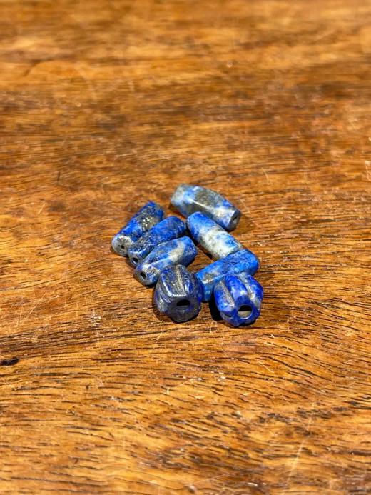 高古青金石各式散珠共八粒，顺丰包邮 商品图2