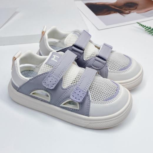 【男女童夏季镂空沙滩凉鞋SY-K8783】便携魔术带，简单穿鞋方式，让再小的宝宝都能独立穿上 商品图0