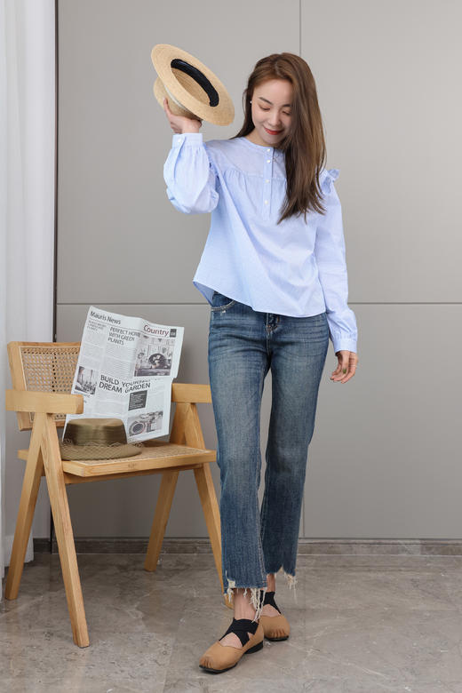 爱心磨边牛仔裤（一口价） 商品图8