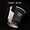 一次性烫金黑色咖啡纸杯热饮奶茶带盖双层加厚中空杯90口径可定制 商品缩略图6