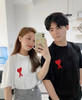 Ami De Coeur  经典系列撞色大爱心刺绣T恤 商品缩略图0