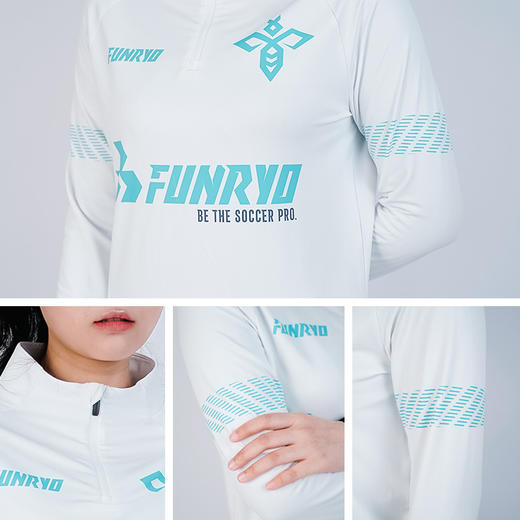 蜂锐FUNRY定制半拉链春秋薄款速干透气训练外套收腿裤男 商品图3