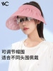 VVC云扇贝壳防晒帽女夏季防紫外线2023新款遮脸空顶太阳帽大檐云扇贝壳帽 商品缩略图3