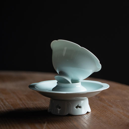 忘如斋·六孔花口盏托 商品图1