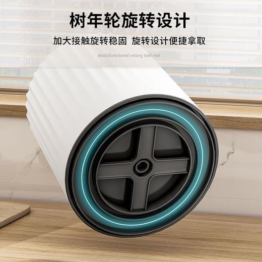 可旋转刀架置物架多功能台面置物神器家用厨房刀具筷子笼一体收纳 商品图5