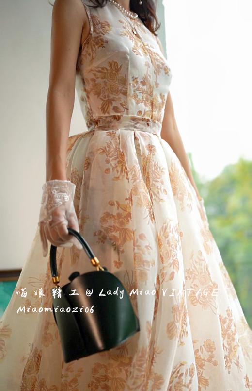 #1308【复团】喵娘精工丨定制《连翘预言》Grace 王妃后窗同款50S复古VTG连衣裙 商品图3