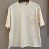 Ami 2021ssDe Coeur贴花短袖Ｔ恤-米白色 商品缩略图0
