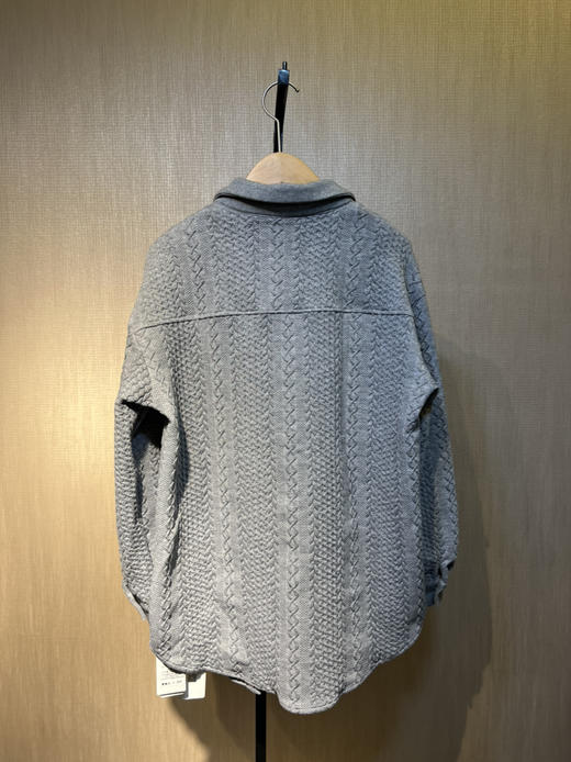 针丝缘春新品立体浮雕休闲柔软显瘦简约衬衫4133 商品图3