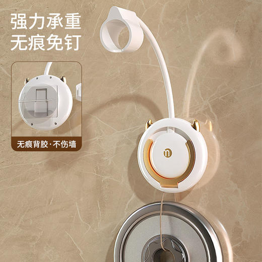 吹风机支架懒人神器壁挂式免打孔解放双手免手持电吹风挂架置物架 商品图4