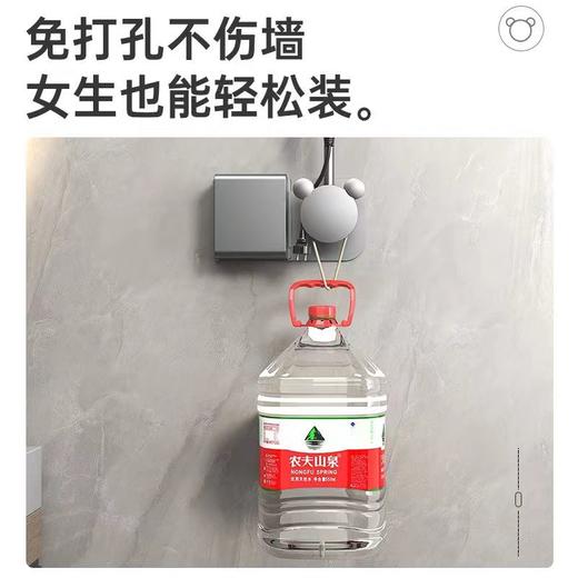 懒人吹风机支架免手拿可调节风筒解放双手吹风机收纳架壁挂免打孔 商品图5