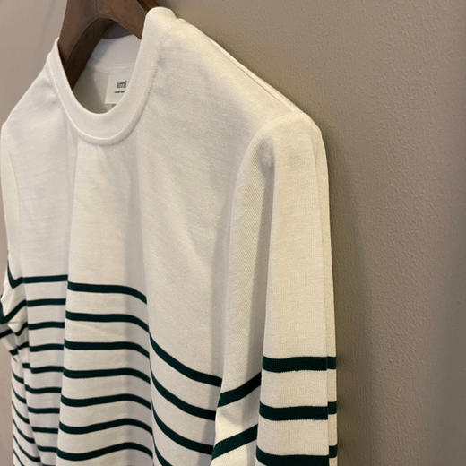 Ami De Coeur 22秋季有机棉重磅平纹针织海魂衫 商品图5