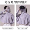 防晒衣冰丝长袖薄防晒披肩斗篷透气防紫外线遮脸护颈面罩 商品缩略图2
