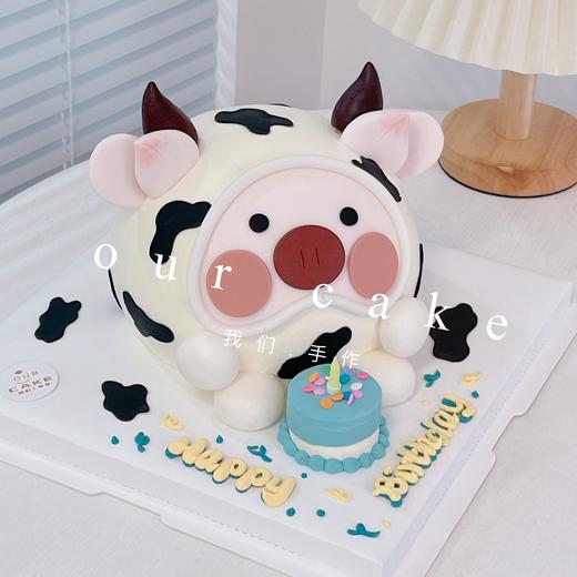 立体奶牛蛋糕-低糖处理无添加 商品图0