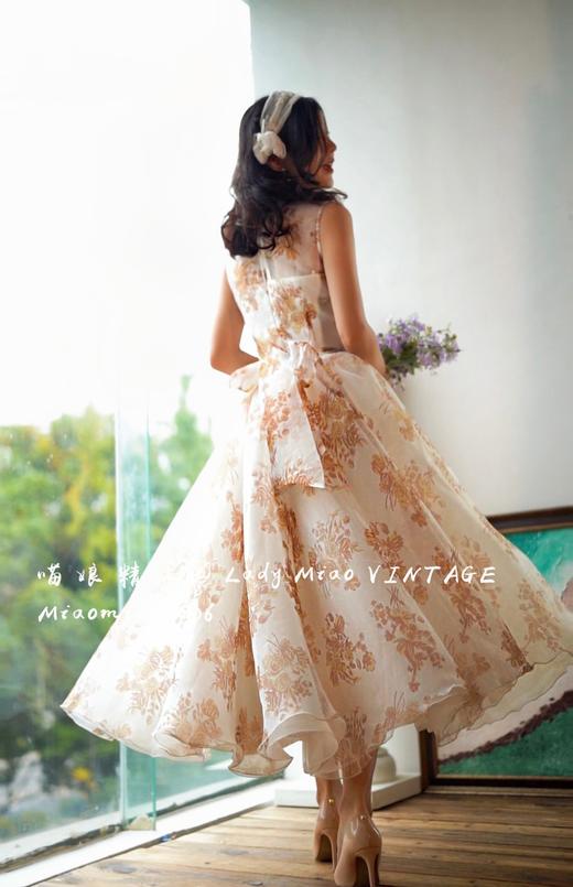 #1308【复团】喵娘精工丨定制《连翘预言》Grace 王妃后窗同款50S复古VTG连衣裙 商品图10