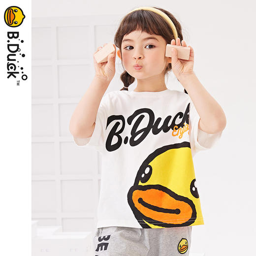 B.Duck小黄鸭童装夏季短袖T恤105-150 BF2402025 商品图4