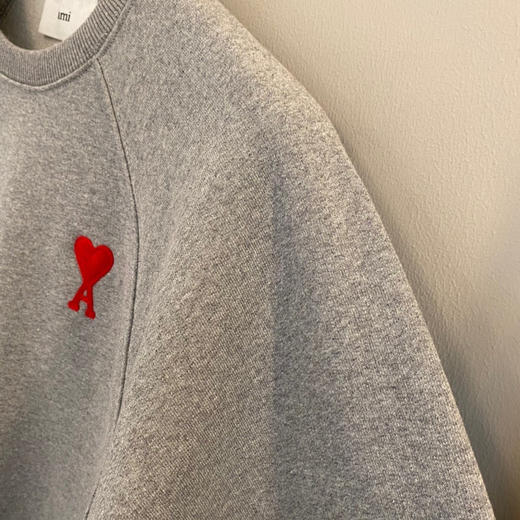 Ami de Coeur23春夏爱心刺绣圆领插肩卫衣 商品图3