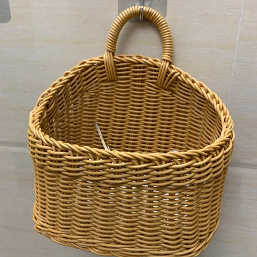 厨具勺筷挂篮洗漱用品壁挂篮橱柜挂篮挂墙收纳篮子厨房姜蒜收纳篮 商品图9