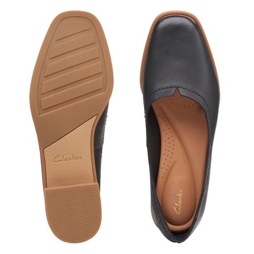 Clarks女士Pure Walk小方头真皮皮鞋 好折￥550直邮到手 商品图0