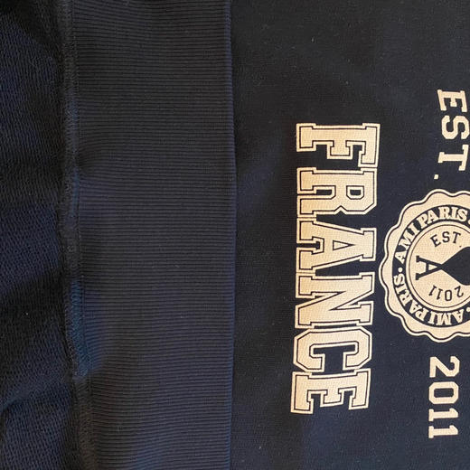 Ami de Coeur 22秋冬设计师系列男女同款棉质印花圆领卫衣 商品图5