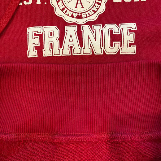 Ami de Coeur 22秋冬设计师系列男女同款棉质印花连帽卫衣 商品图5