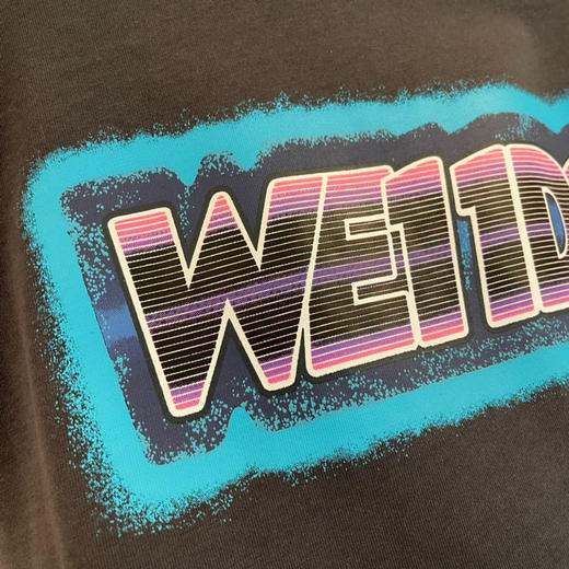 We11done超大版型有机棉贴标T恤 商品图6