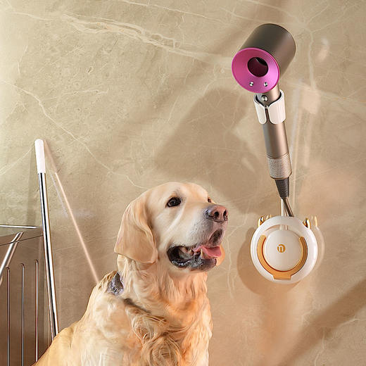 吹风机支架懒人神器壁挂式免打孔解放双手免手持电吹风挂架置物架 商品图7