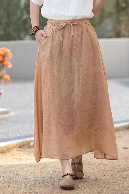 女麻半身裙88173 商品图1