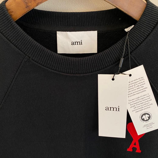 Ami de Coeur23春夏爱心刺绣圆领插肩卫衣 商品图2