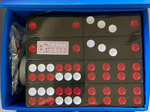 华丰财神牌九 888大号牌九麻将牌九加厚加重实心牌九 商品图4