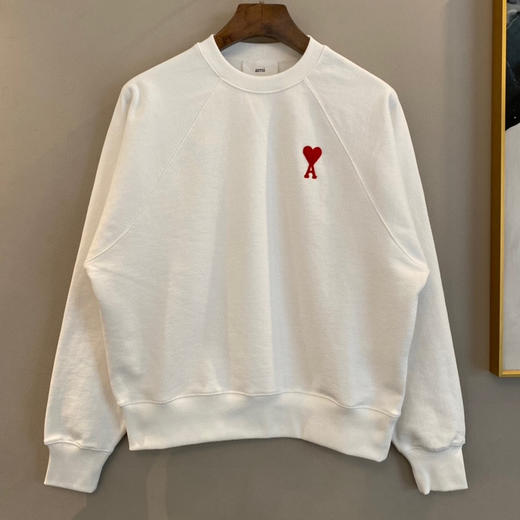 Ami de Coeur23春夏爱心刺绣圆领插肩卫衣 商品图0