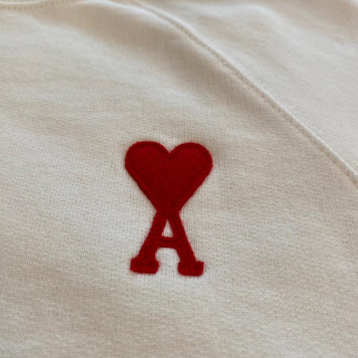 Ami de Coeur23春夏爱心刺绣圆领插肩卫衣 商品图6