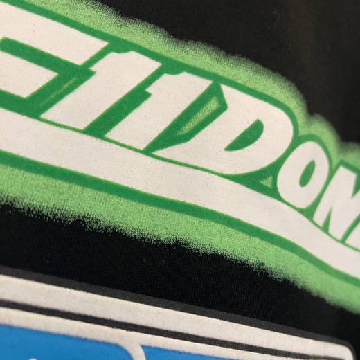 We11done超大版型有机棉植绒涂鸦T恤 商品图3