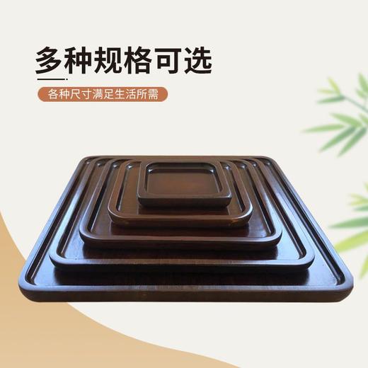 托盘家用放茶杯水杯杯子茶盘客厅日式简约长方形水果餐盘创意圆盘 商品图2