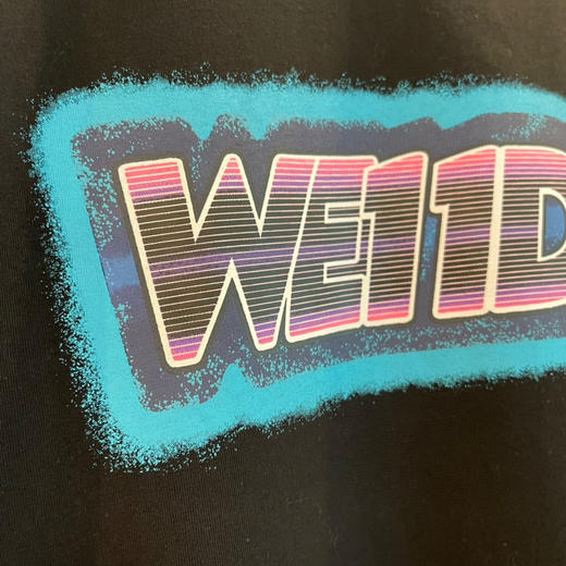 We11done超大版型有机棉贴标T恤 商品图6