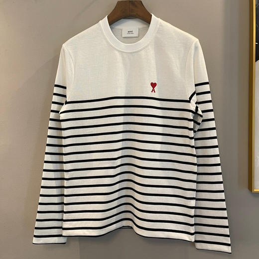 Ami De Coeur 22秋季有机棉重磅平纹针织海魂衫 商品图3